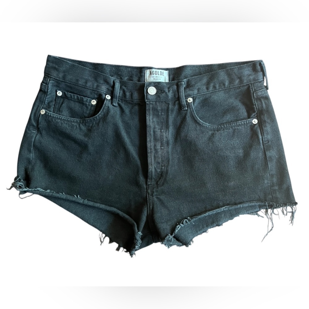 🖤 Agolde Black Vintage Cut-Off Denim Shorts 🖤